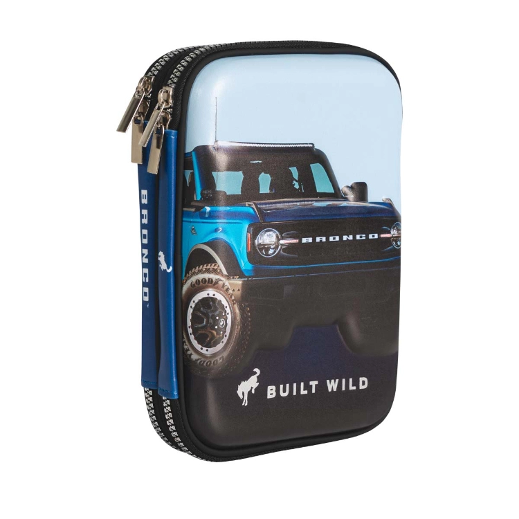 Cartuchera Escolar Mooving 2 pisos 2026 Ford con Relieve Doble Eva Art.1514262